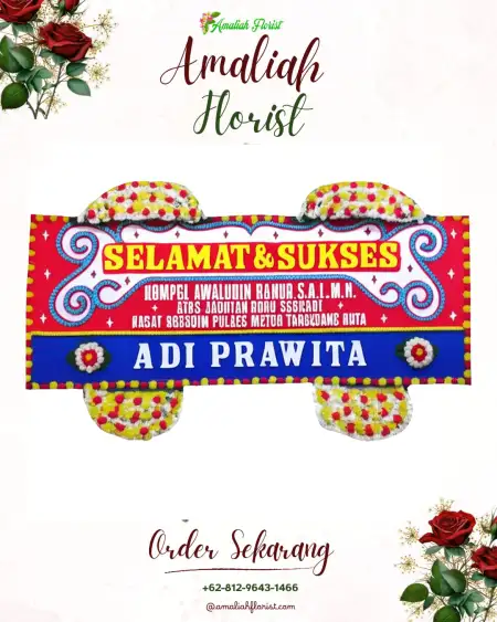 Papan Bunga Ucapan Selamat Sambonggede